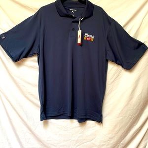Coors Banquet Antigua Navy Golf Shirt